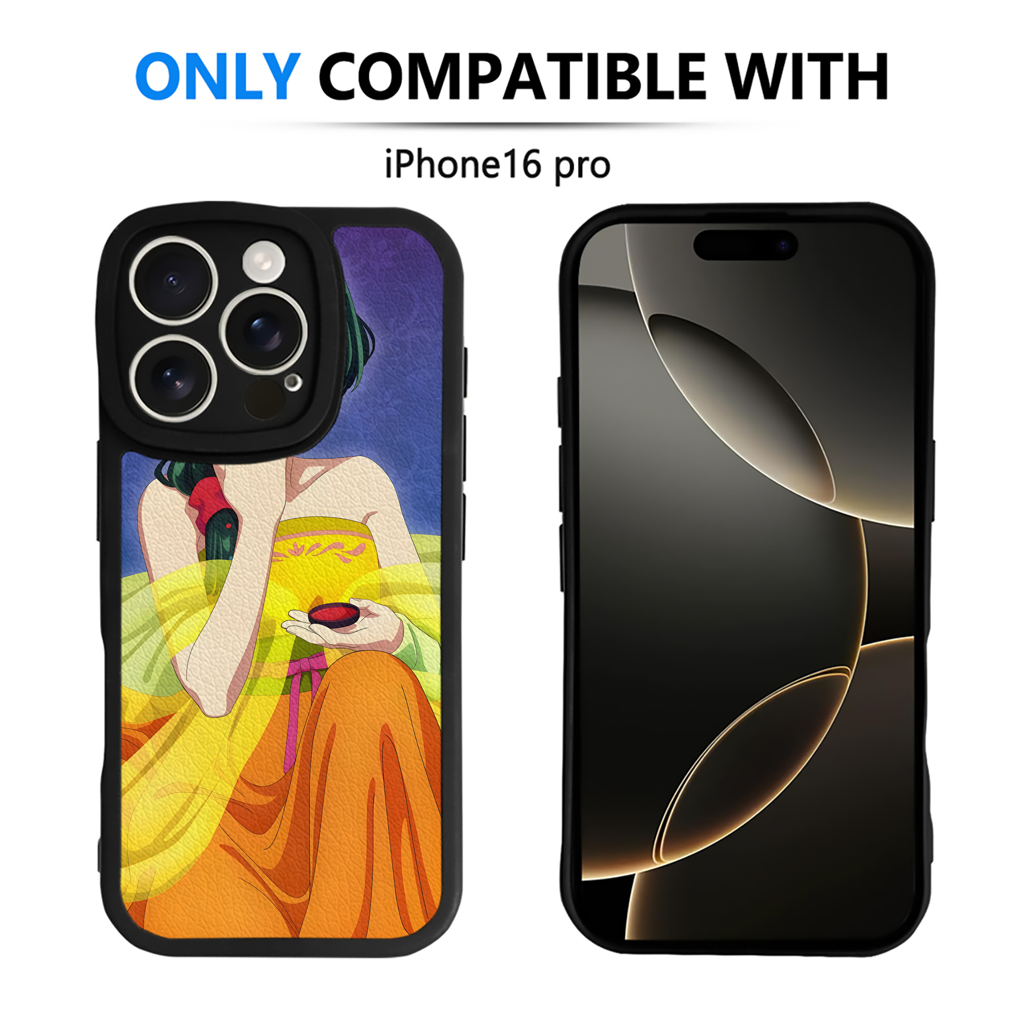 （画像用） 薬屋のひとりごと The Apothecary Diaries 【iPhone 16シリーズ対応】シリコンスマホケース（レザー調） 材質：シリコン